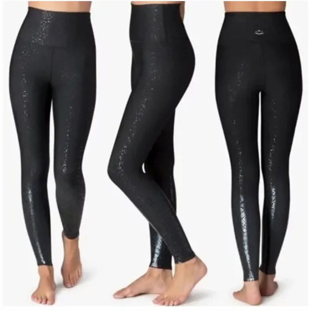 Beyond‎ Yoga Alloy Ombre High Waisted Midi Legging Black Size Small ASO JLO